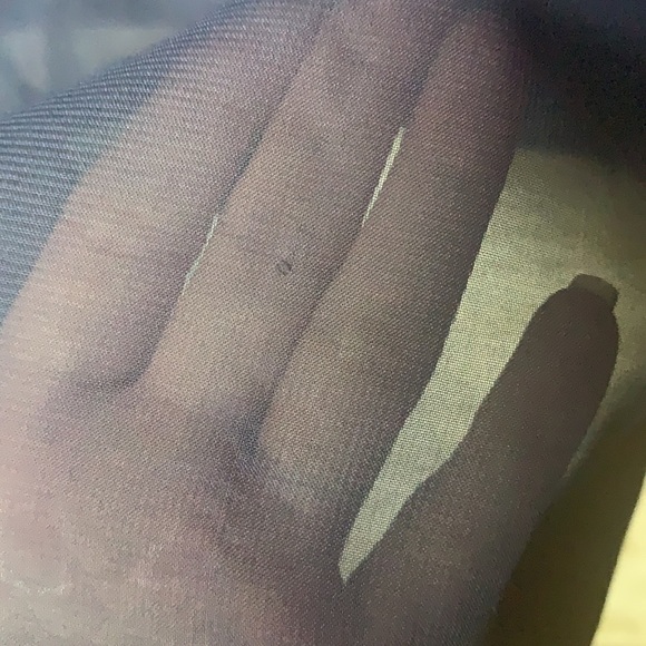 Rue 21 Navy Blue 3/4 Sleeve Sequinned Sheer Blouse Size XS - Picture 13 of 13